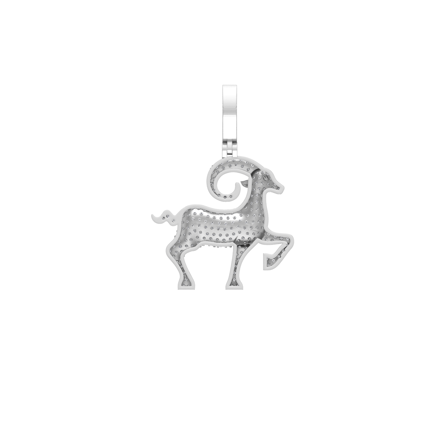 Radiant Warrior: Unveiling the Allure of our 14K Aries Zodiac Pendant