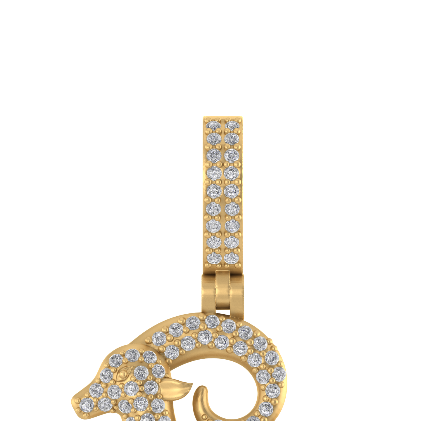 Radiant Warrior: Unveiling the Allure of our 14K Aries Zodiac Pendant