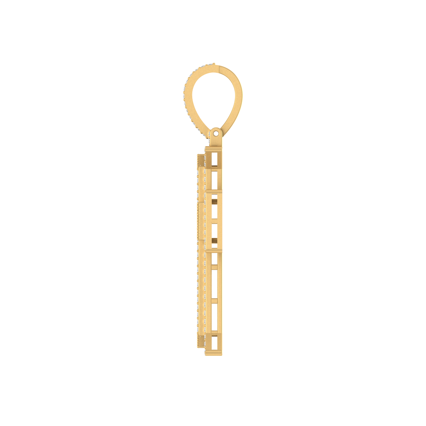 Divine Glow: 14K Gold Cross Pendant - A Daily Reminder of Devotion