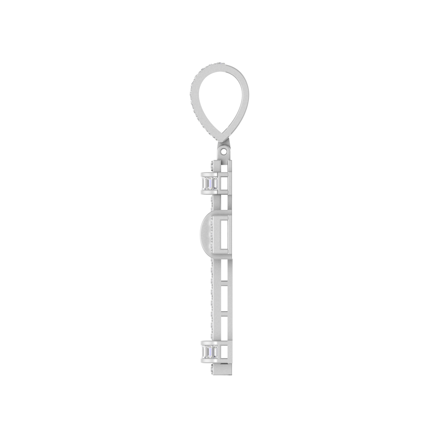 Celestial Charm: 14K Gold Cross Pendant