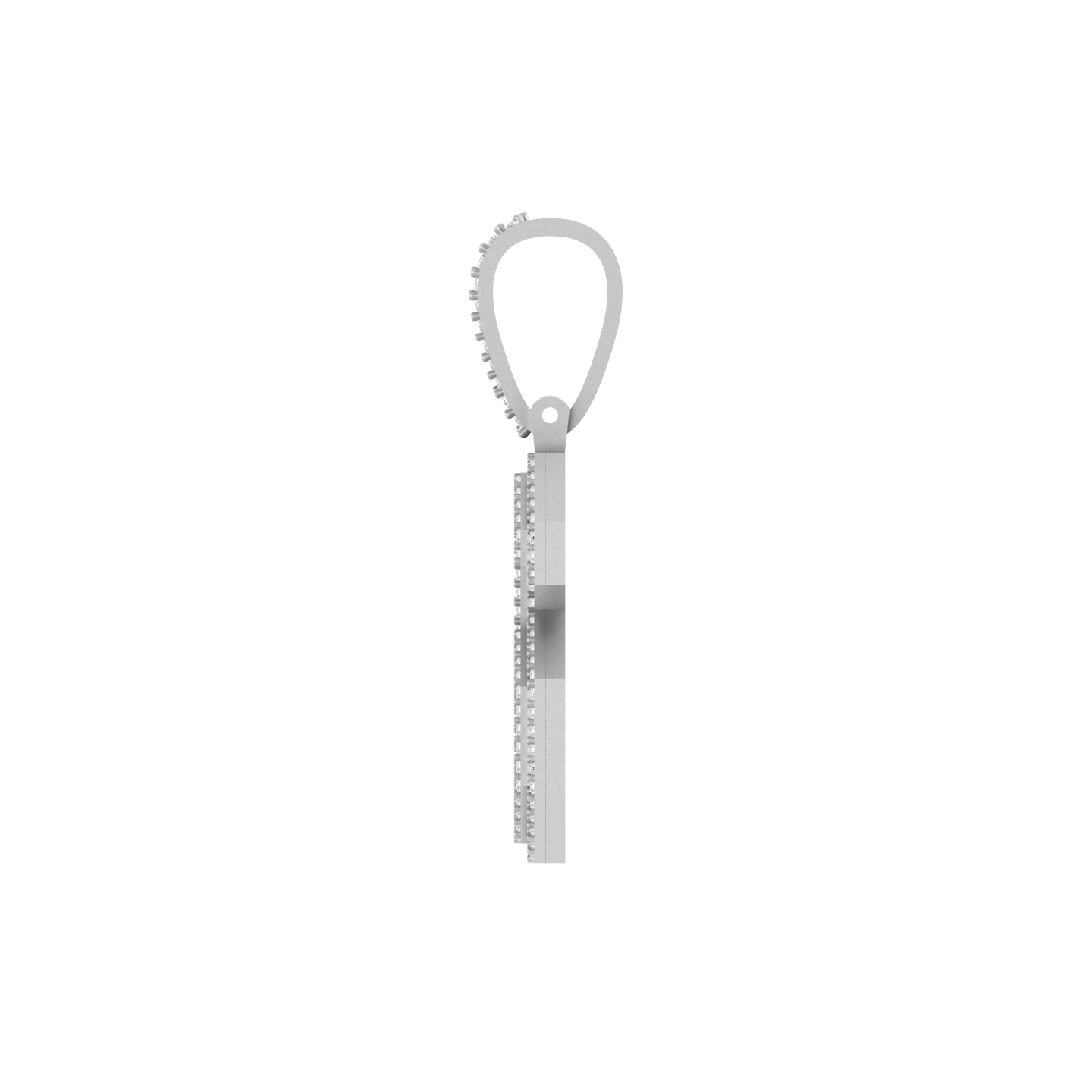 Sparkling Splendor: Number 6 Pendant in 10K Gold with Natural Diamonds