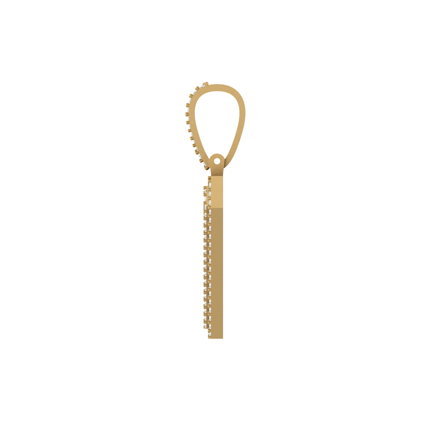 Luxurious Legacy: Number 7 Diamond Pendant in 10K Solid Gold