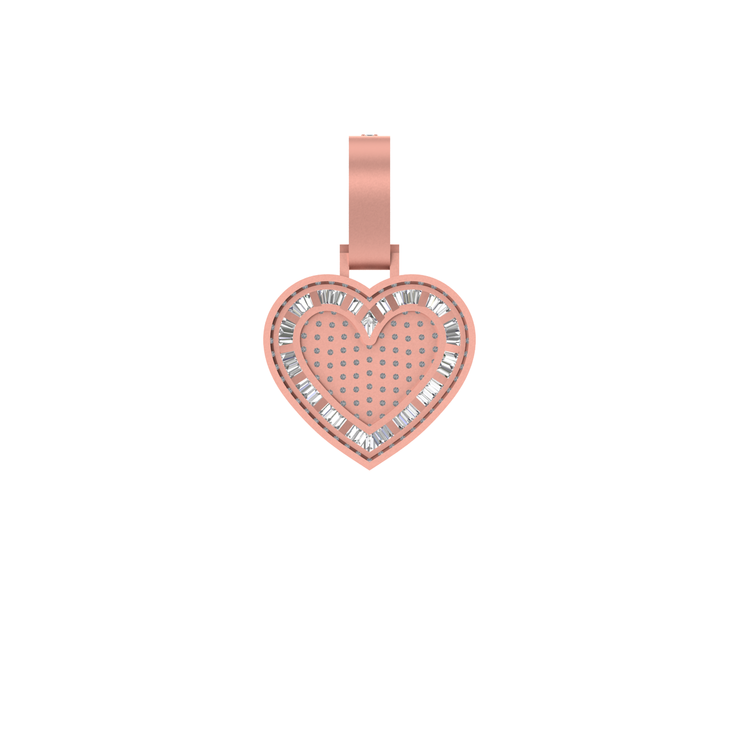 Loving Legacy: 14K Gold Heart-Shaped Pendant