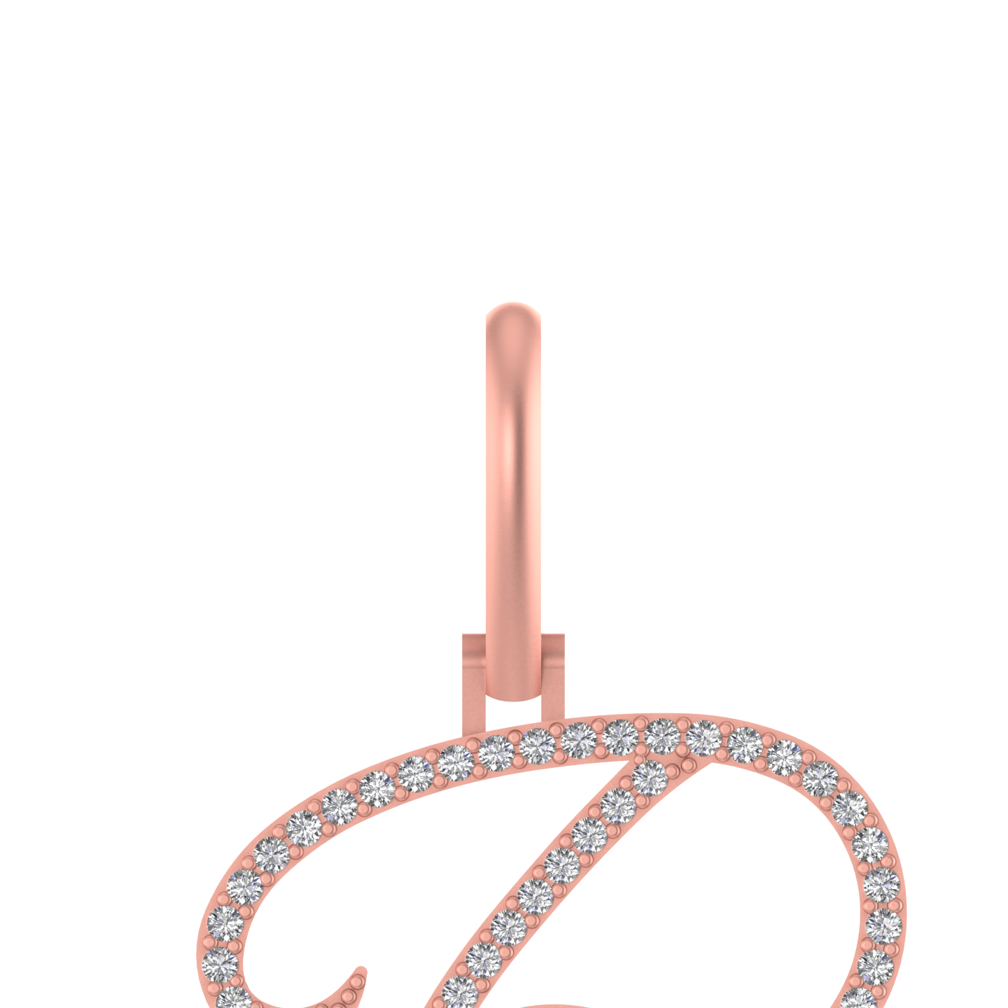 Bespoke Beauty: 14k Solid Gold B Initial Pendant