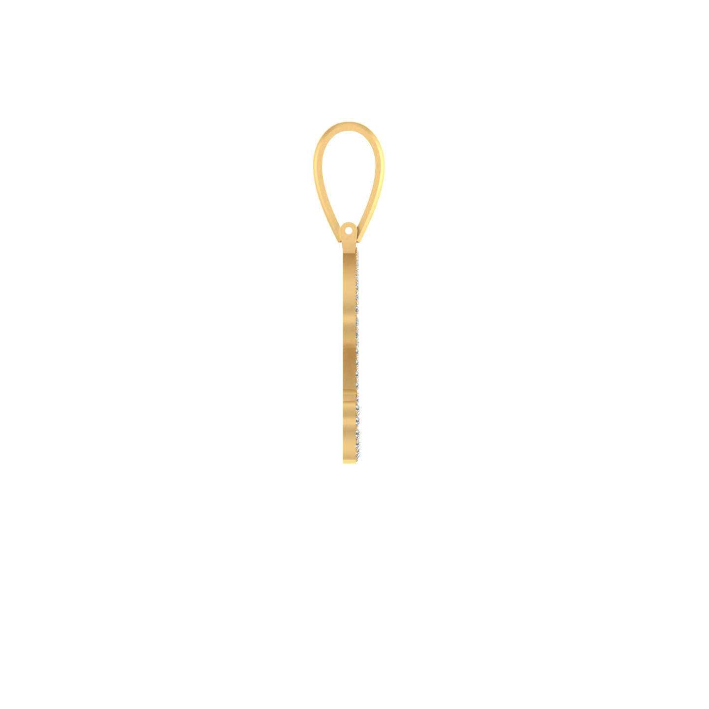 Bespoke Beauty: 14k Solid Gold B Initial Pendant