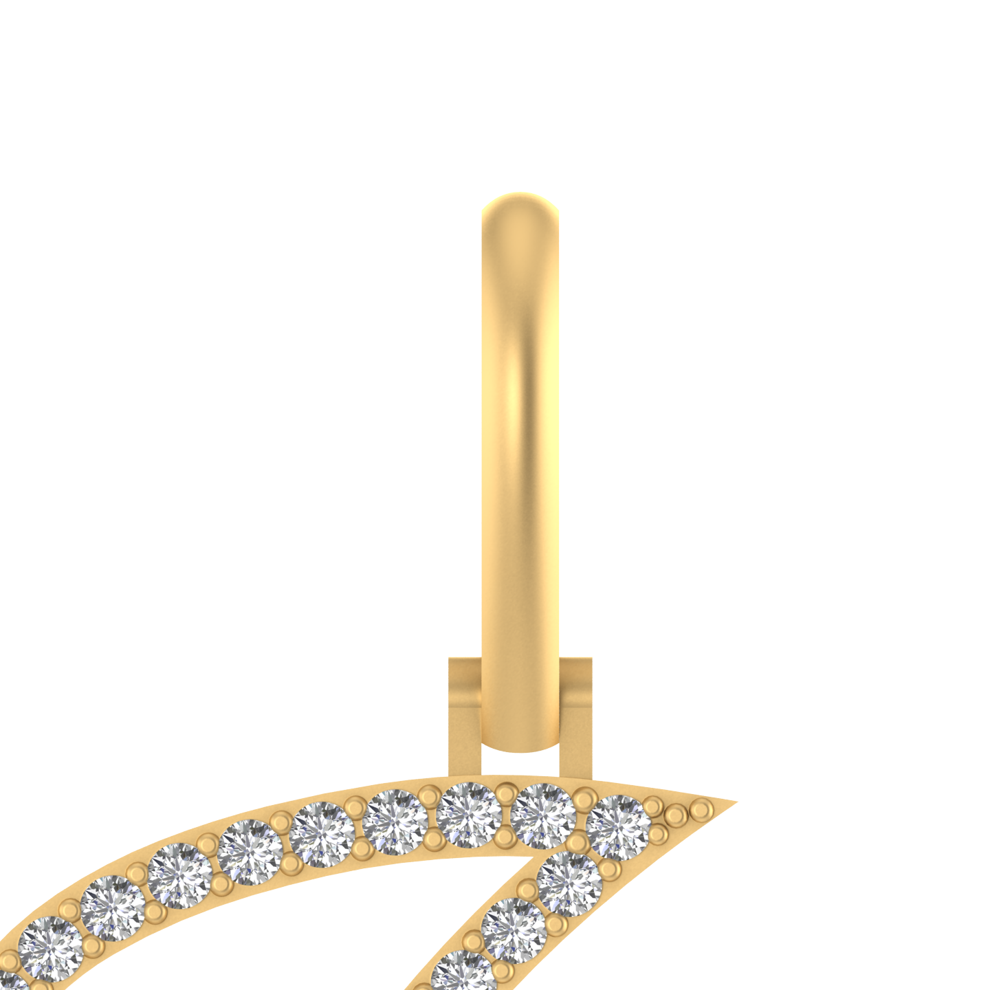 Jeweled Journeys: 14K Gold 'J' Initial Pendant