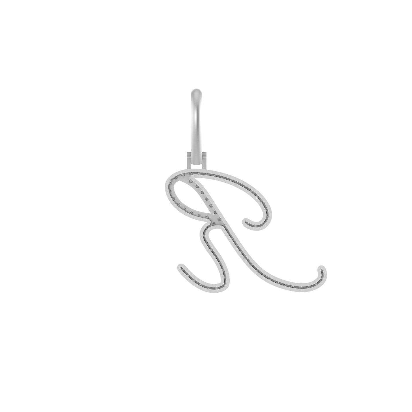 Regal Charm: 14k Gold Initial 'R' Pendant - Elevate Your Everyday Style
