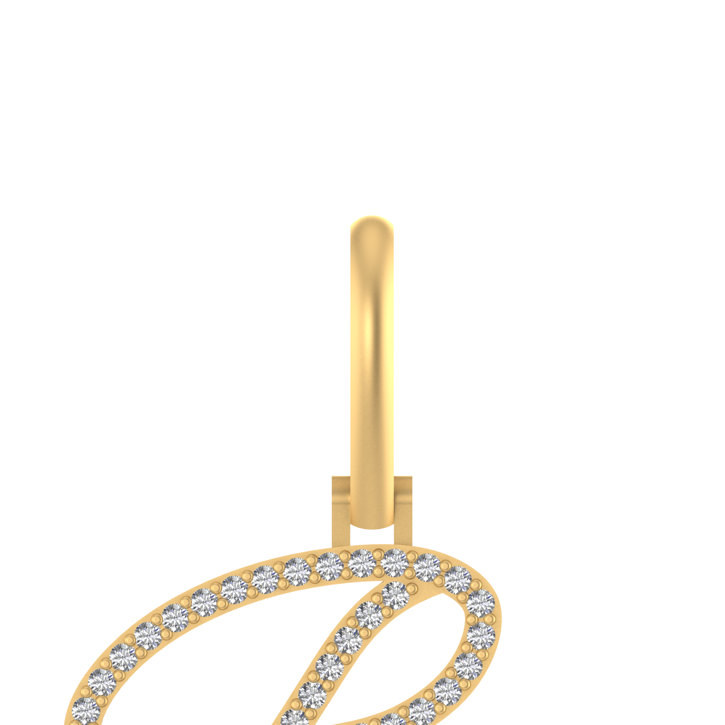 Regal Charm: 14k Gold Initial 'R' Pendant - Elevate Your Everyday Style