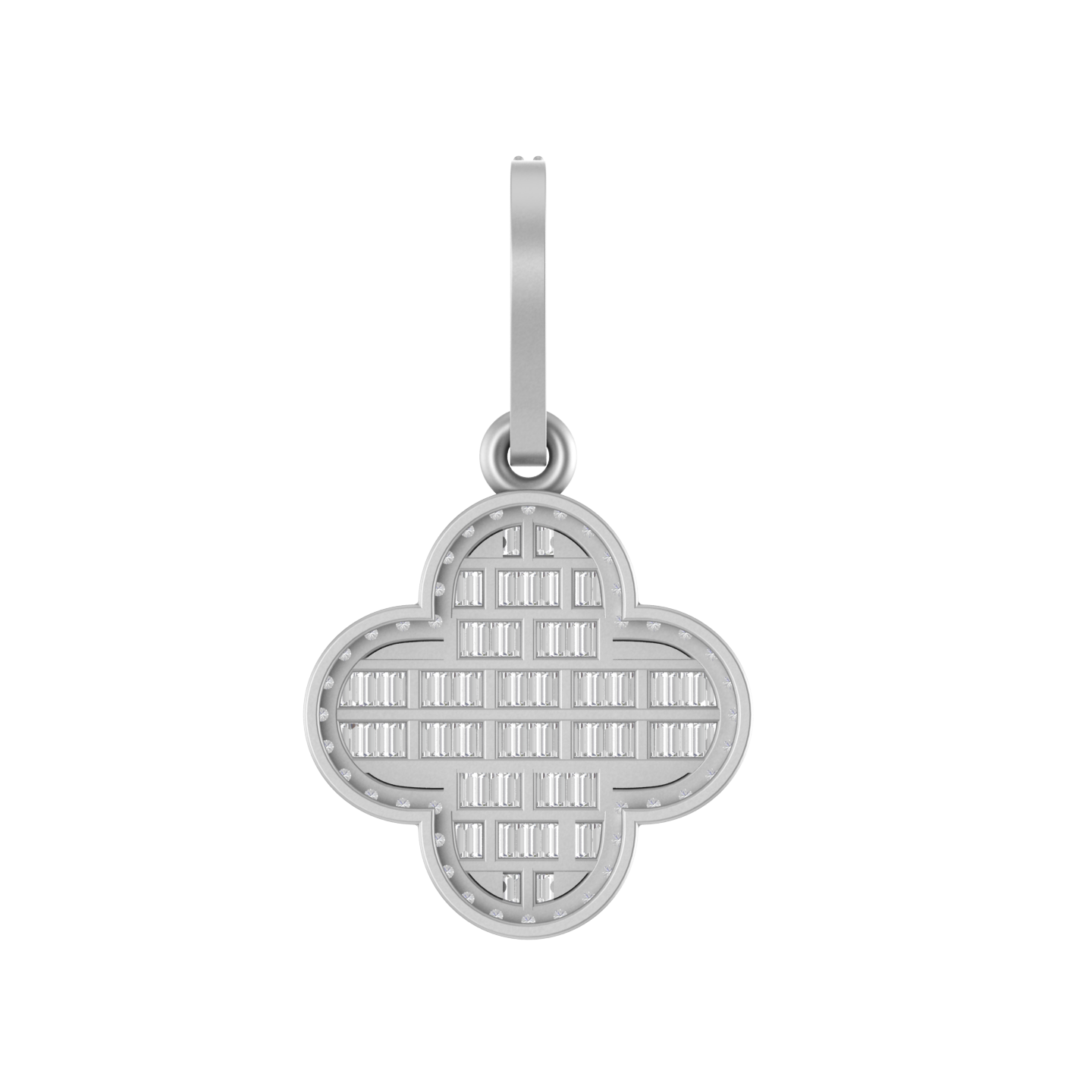 Whispering Fates: 14K Gold Clover Pendant