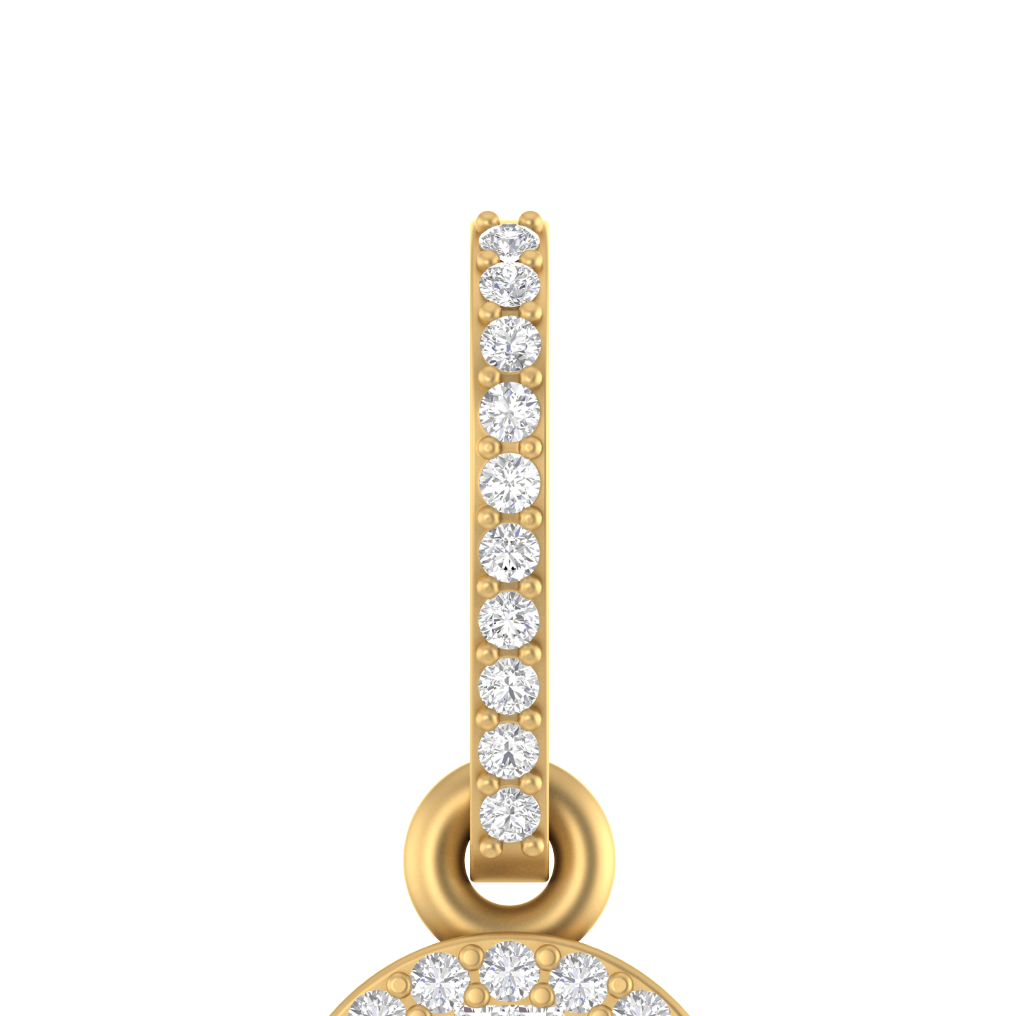 Whispering Fates: 14K Gold Clover Pendant