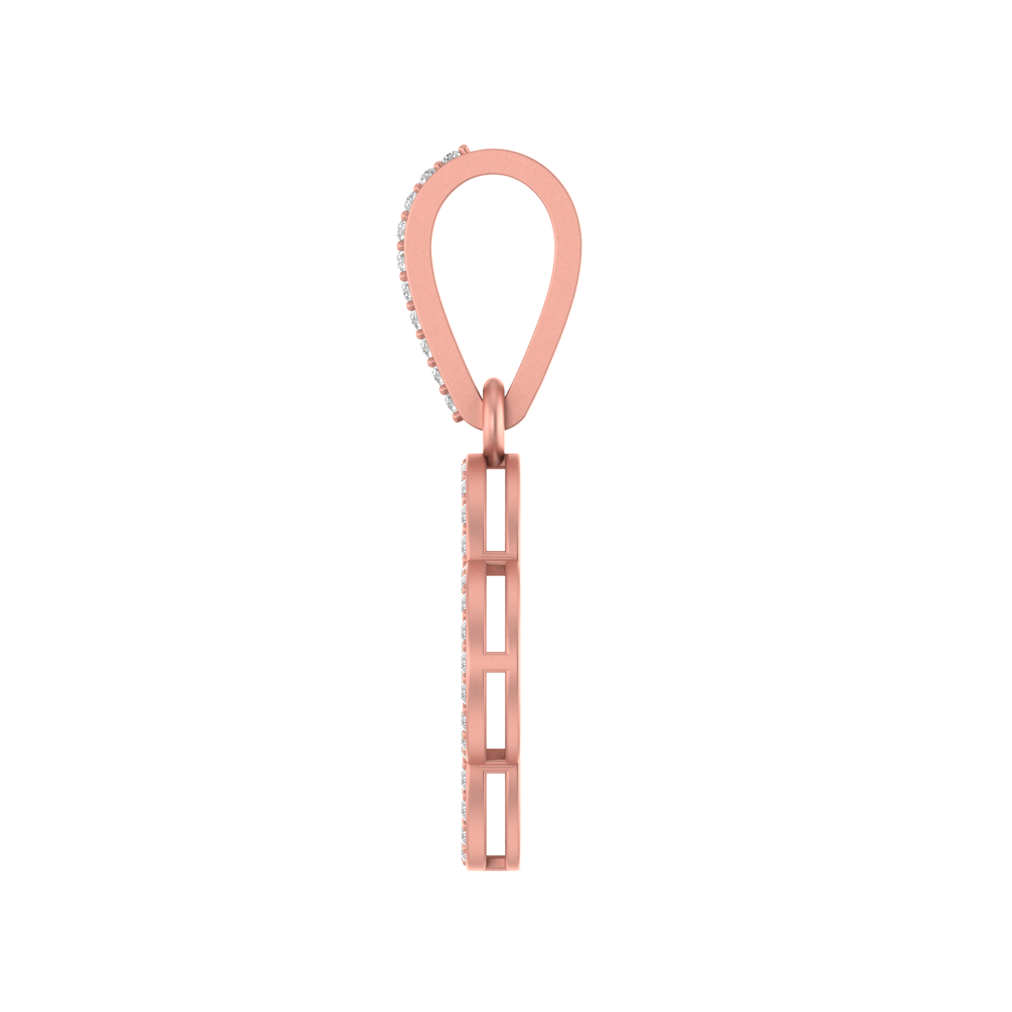 Whispering Fates: 14K Gold Clover Pendant