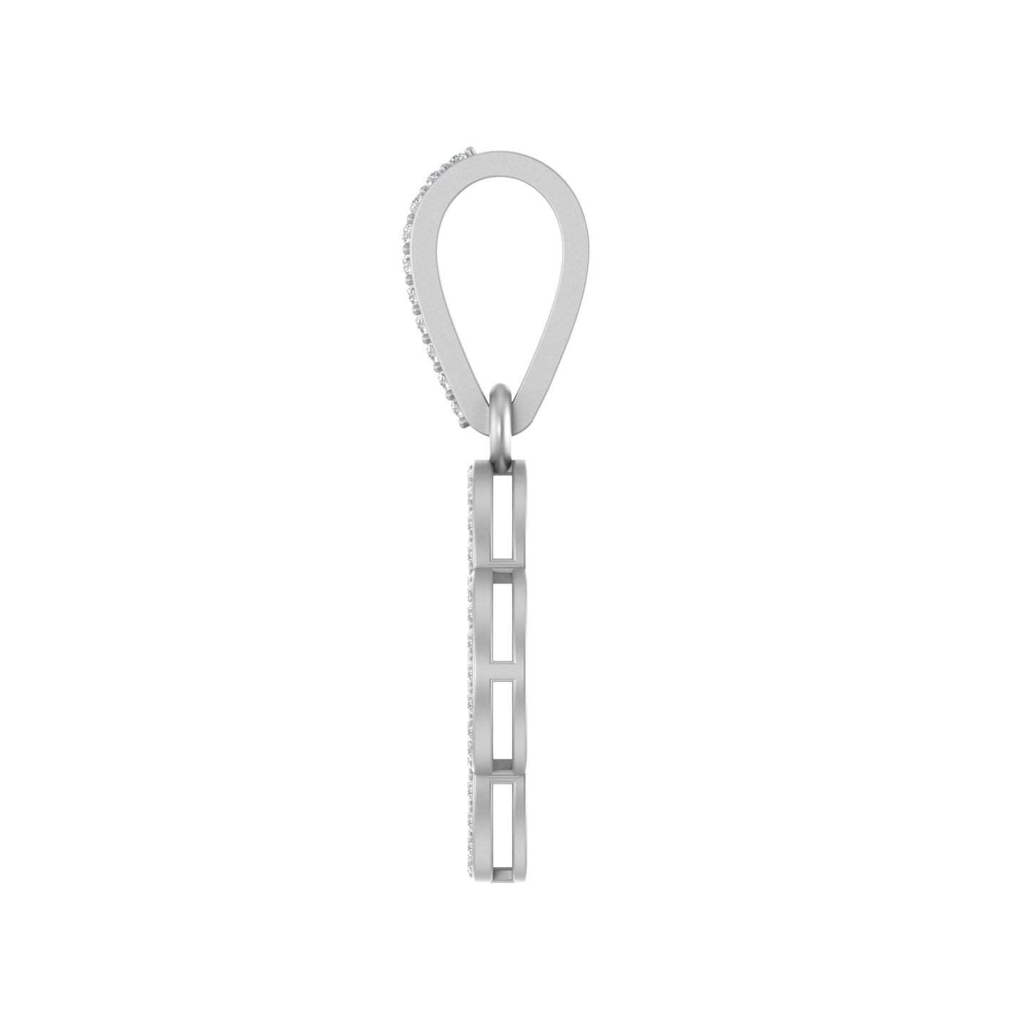 Whispering Fates: 14K Gold Clover Pendant