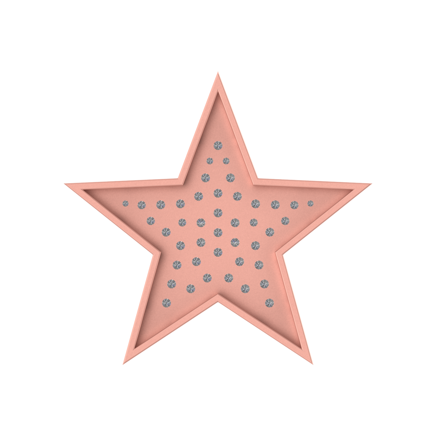 Starry Elegance: 14K Gold Star-Shaped Pendant