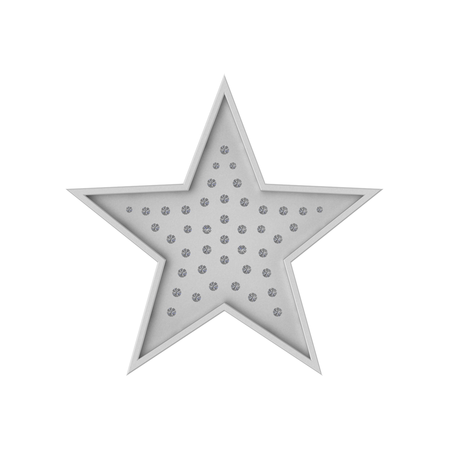 Starry Elegance: 14K Gold Star-Shaped Pendant