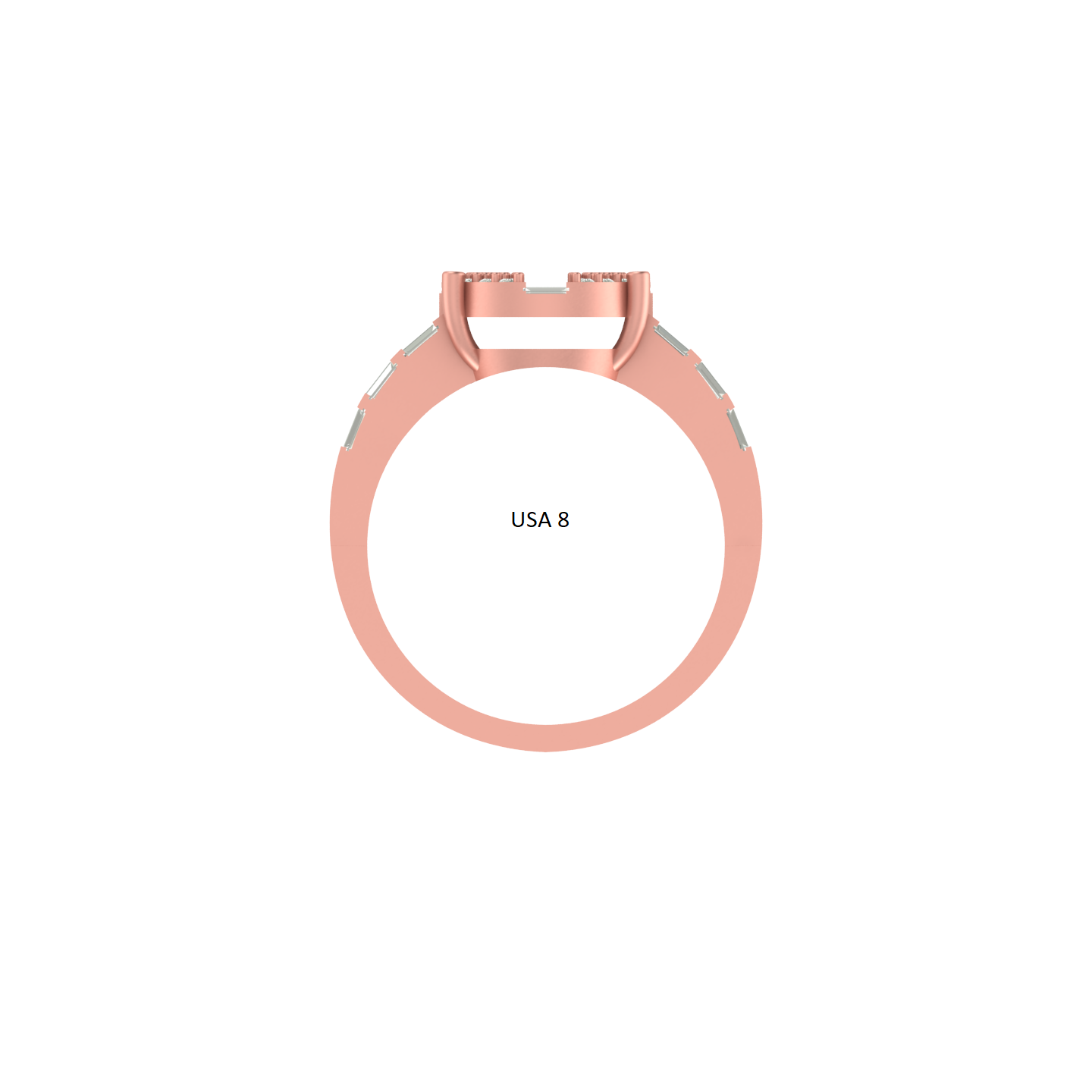 Modern Elegance: 14K Fashion Ring with Four-Prong Setting