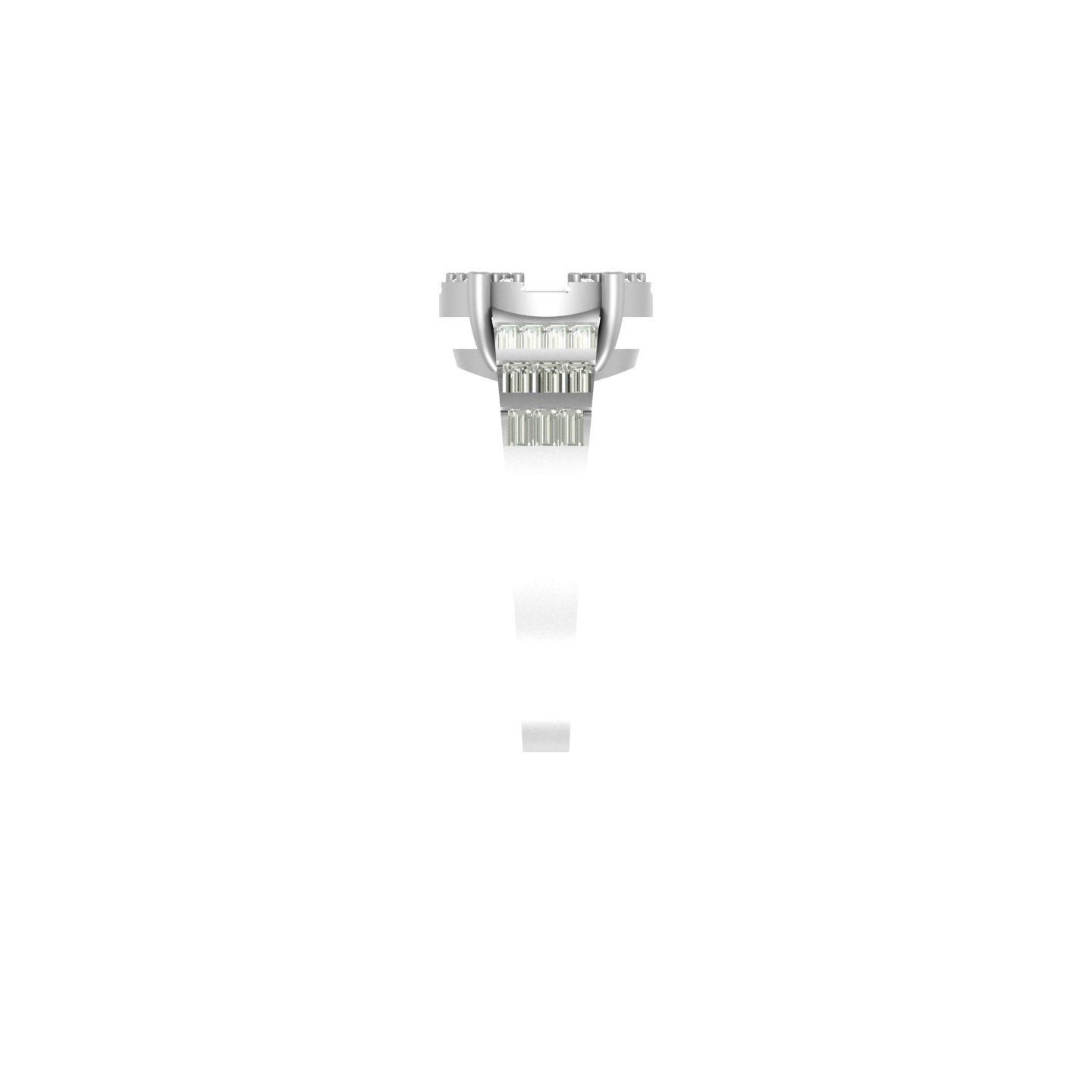 Modern Elegance: 14K Fashion Ring with Four-Prong Setting