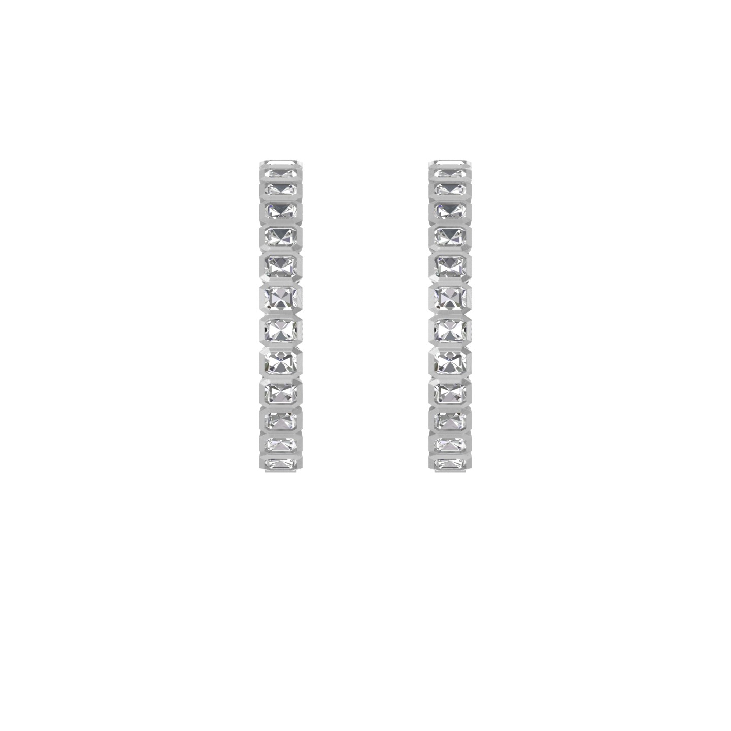Gleaming Hoops: 14K Gold Hoop Earrings