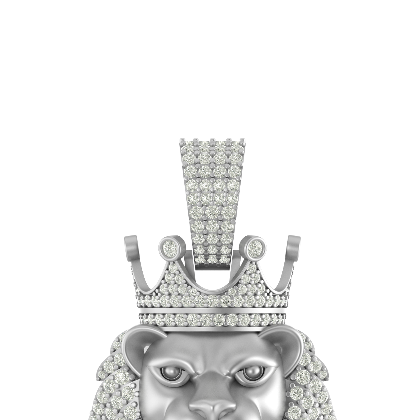 Radiant Beast: 14K Gold Lion King Pendant