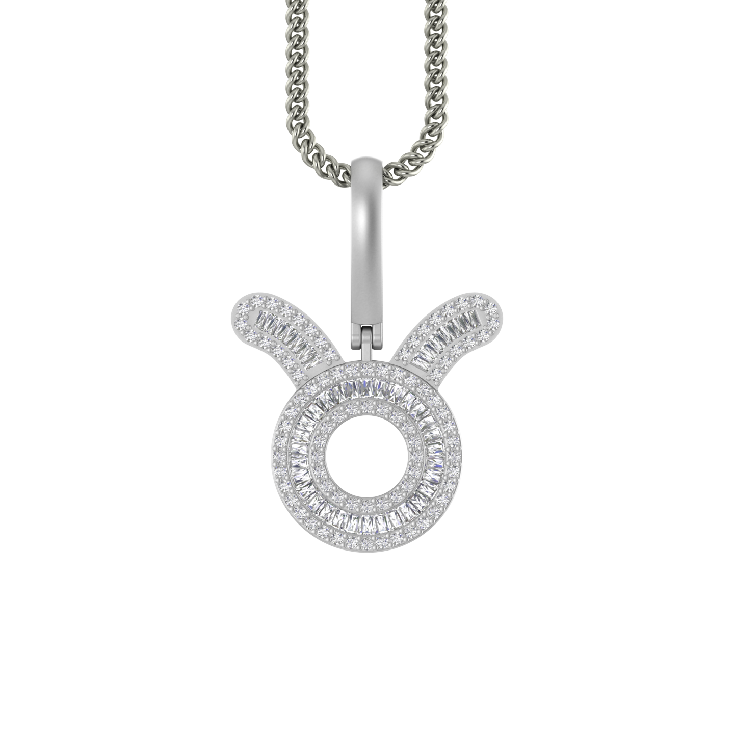 Heavenly Horns: 10K Gold Taurus Astro Pendant