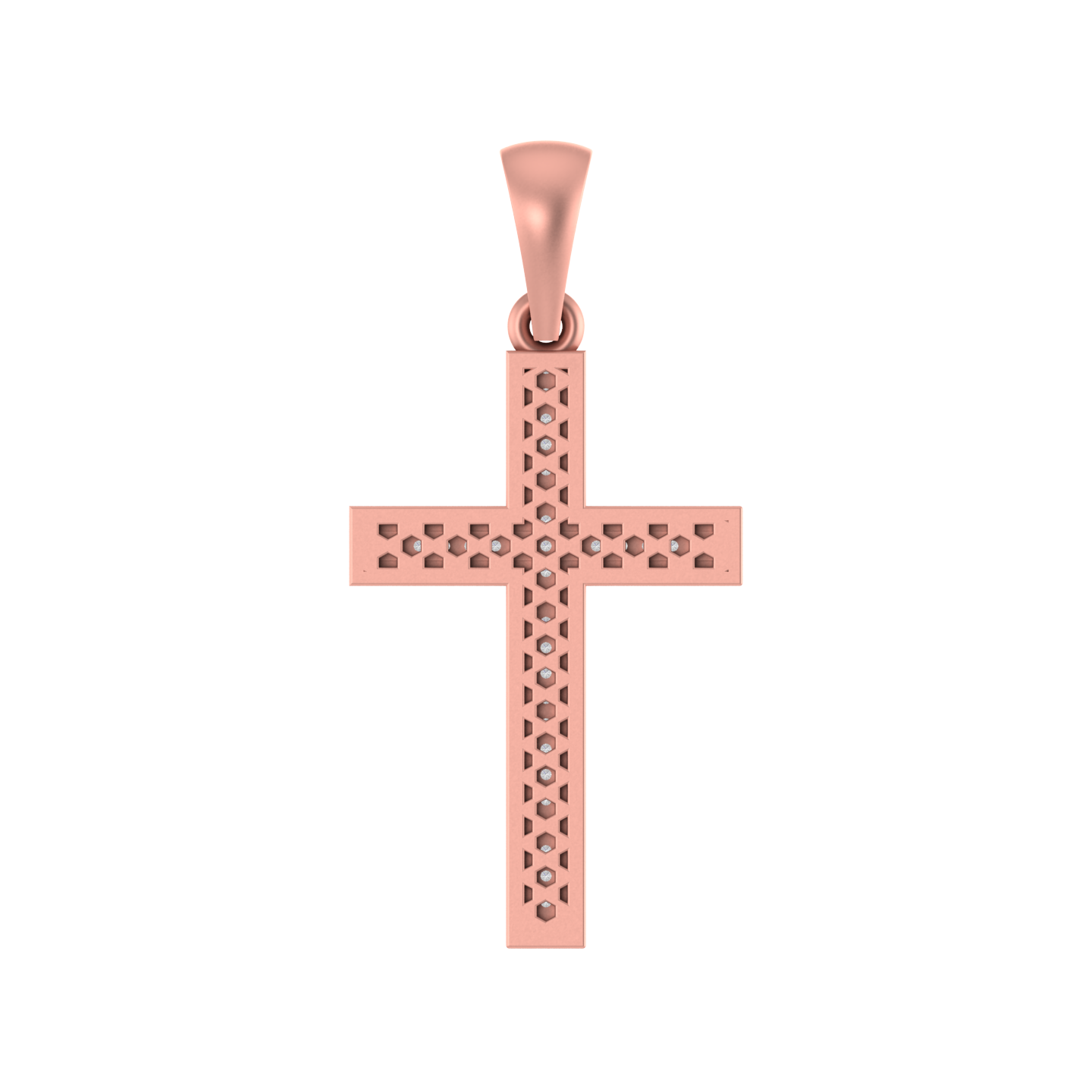 Guardian's Grace: 14K Gold Cross Pendant for Daily Protection