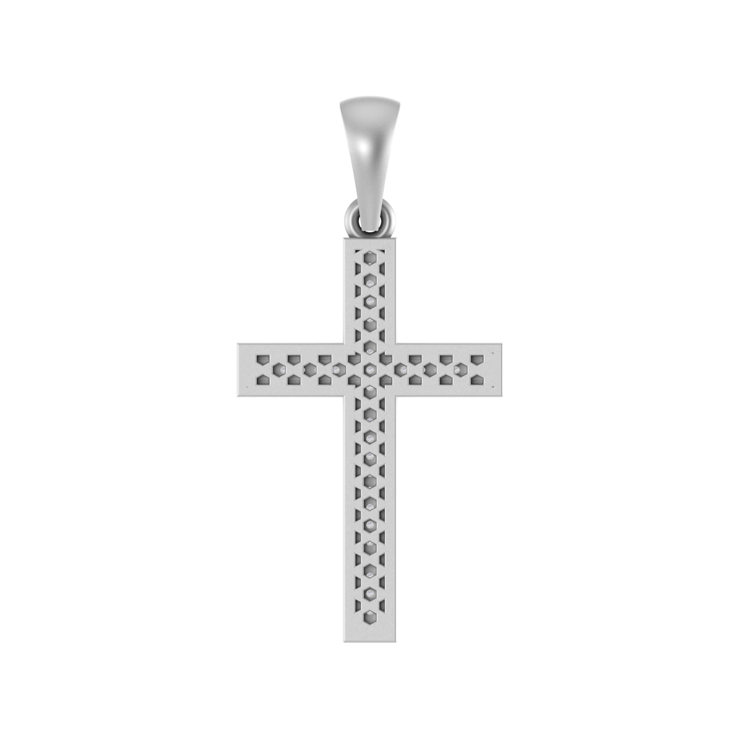 Guardian's Grace: 14K Gold Cross Pendant for Daily Protection