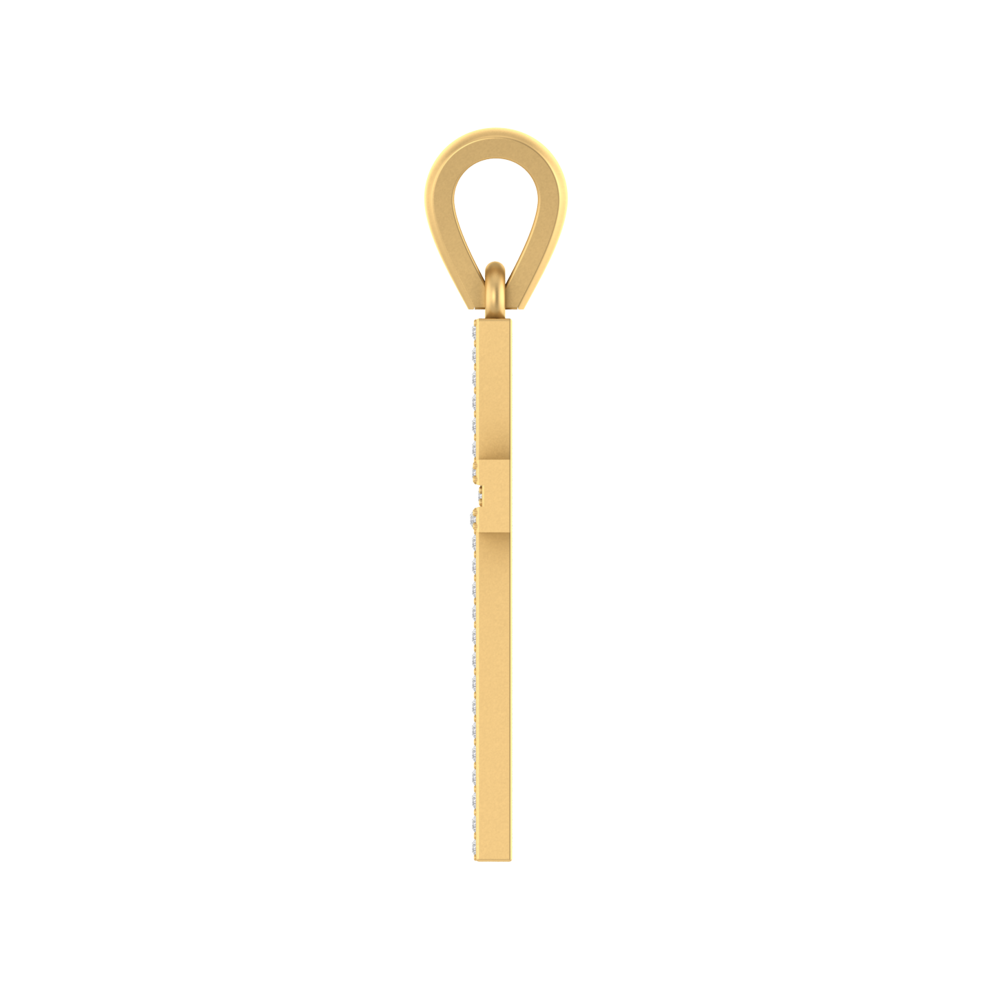 Guardian's Grace: 14K Gold Cross Pendant for Daily Protection