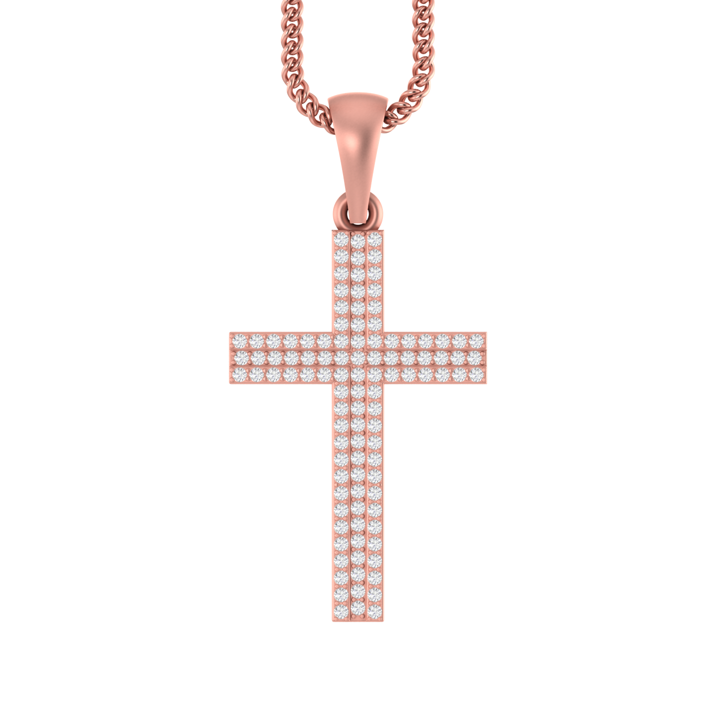 Guardian's Grace: 14K Gold Cross Pendant for Daily Protection