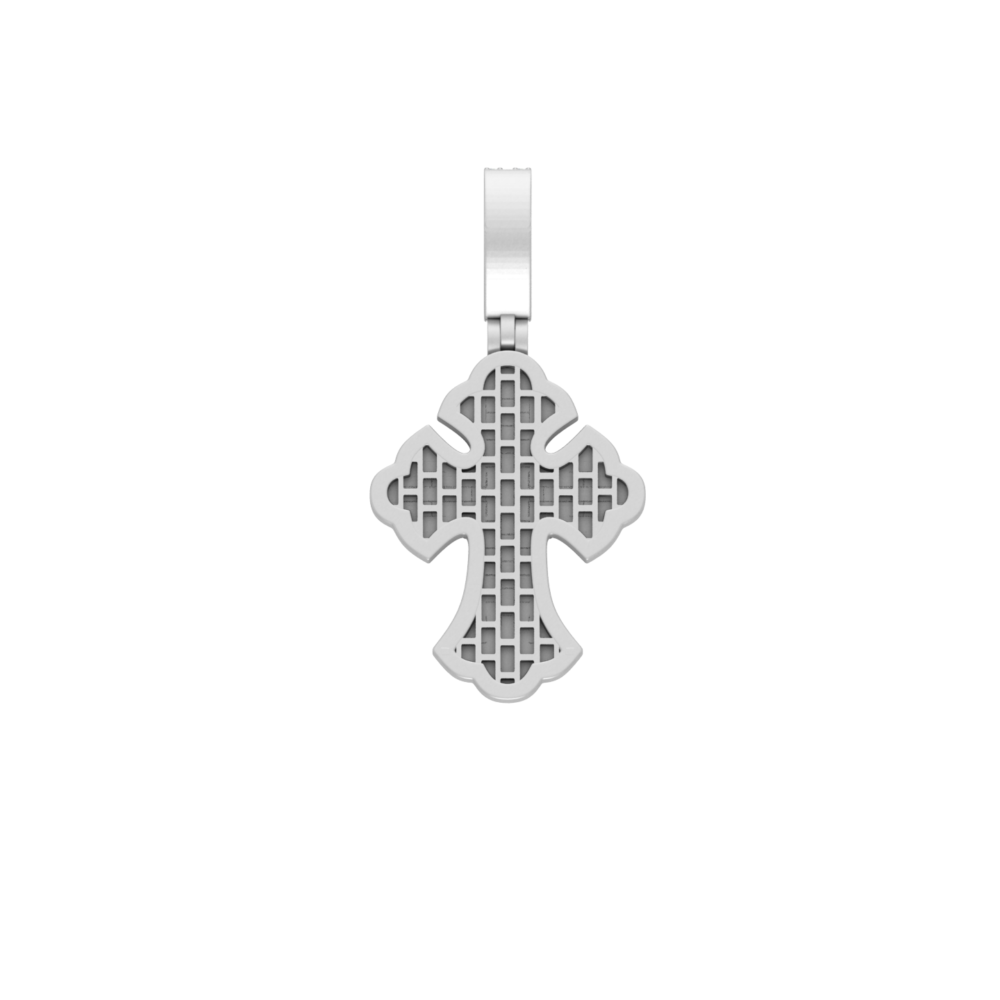 Heavenly Halo: 14K Gold Cross Pendant