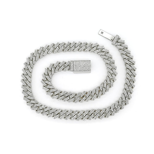 Bold Brilliance:14K Gold Cuban Chain for Men
