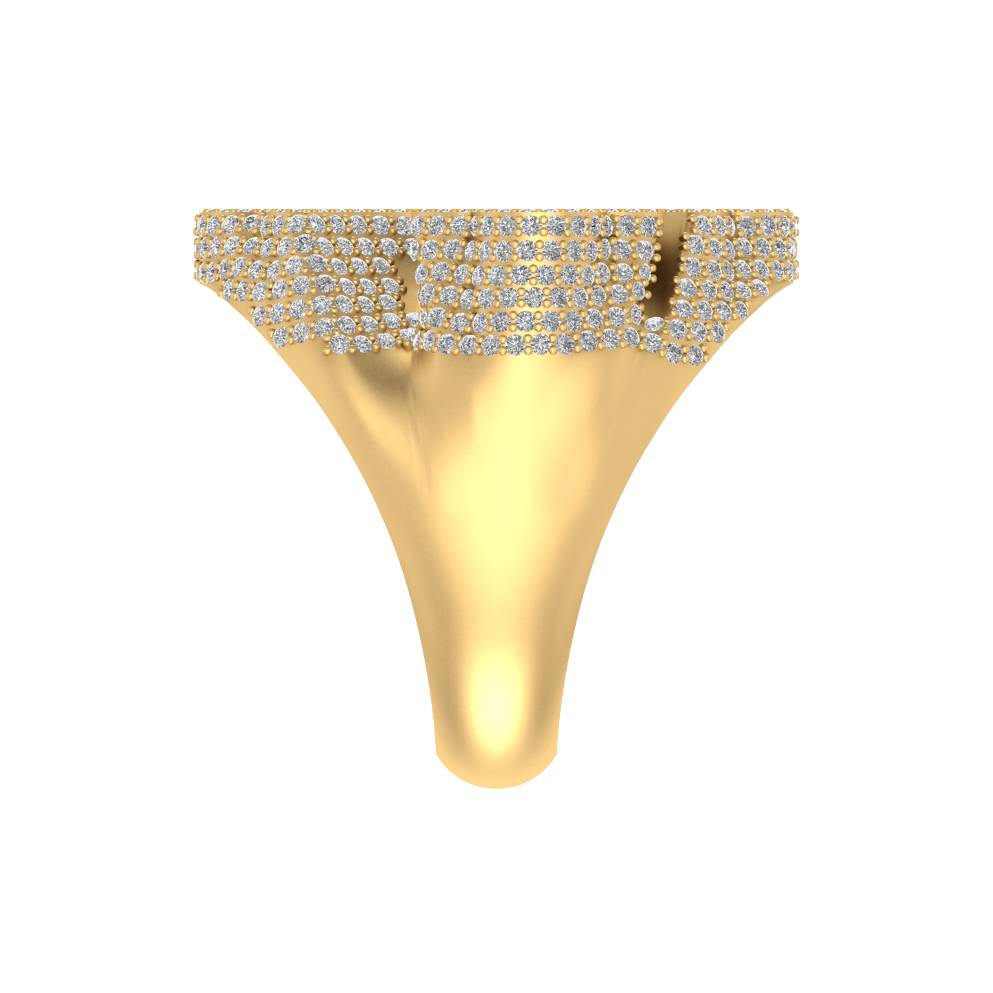 Divine Faith: 14K Gold Cross Ring