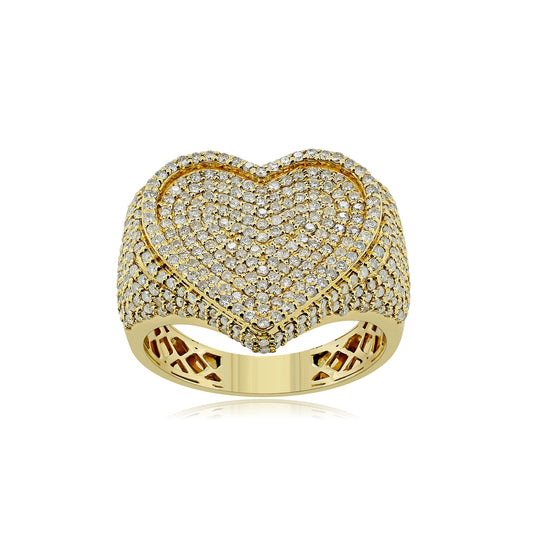 Heart's Desire: 14K Gold Heart-Shaped Ring