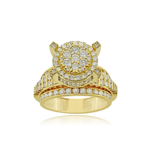 Modern Luxe: 14K Gold Fashion Statement Ring