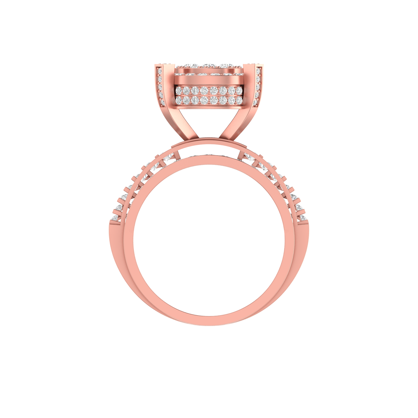 Modern Luxe: 14K Gold Fashion Statement Ring