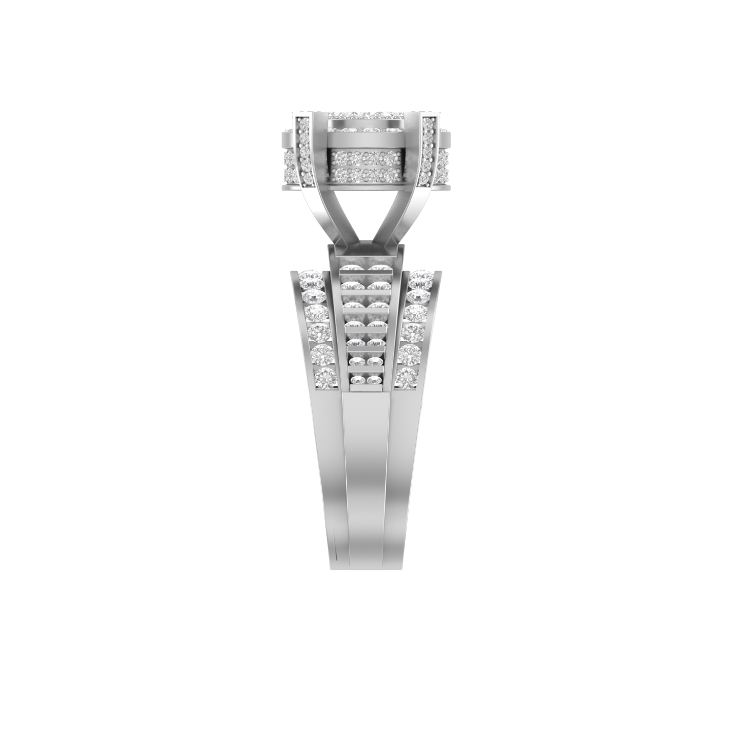 Modern Luxe: 14K Gold Fashion Statement Ring