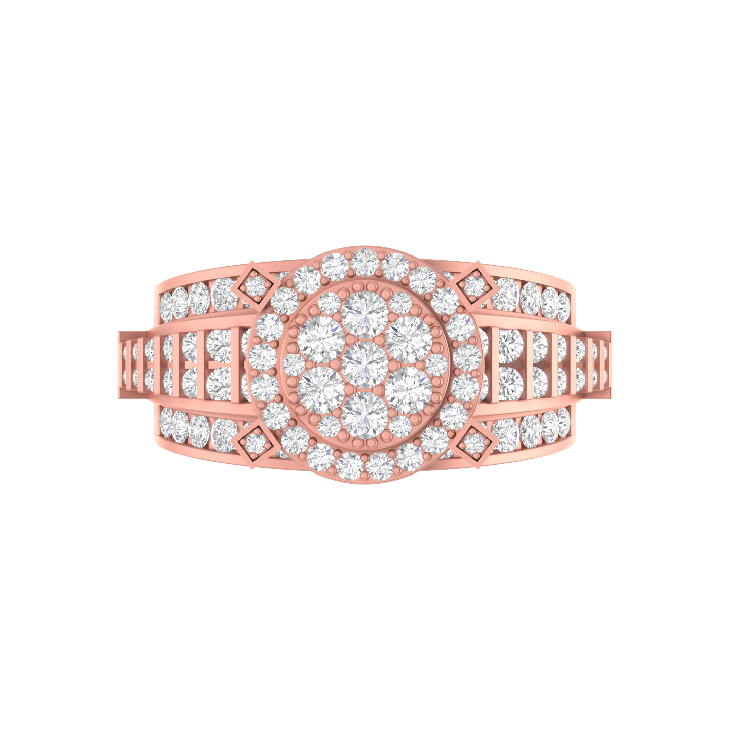 Modern Luxe: 14K Gold Fashion Statement Ring