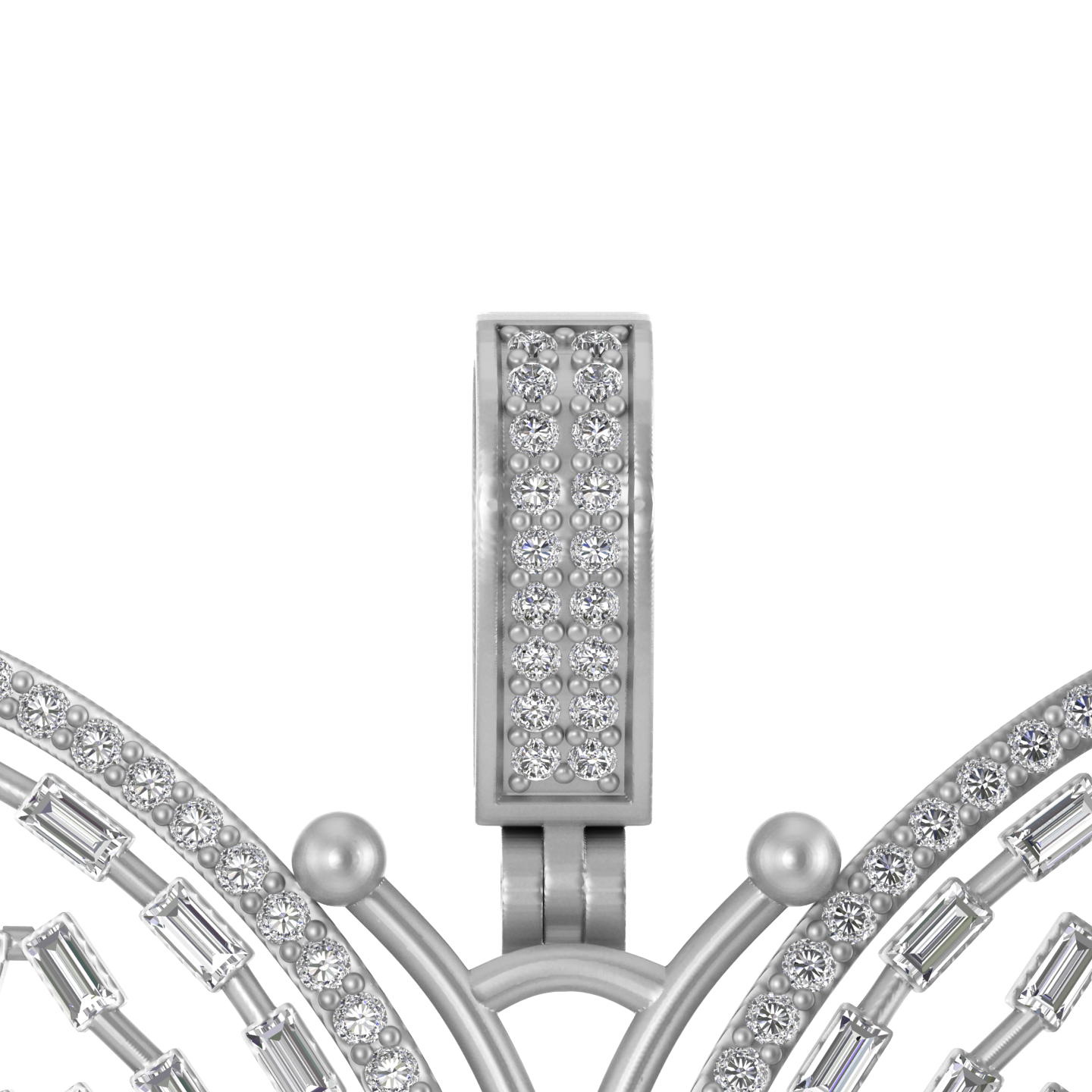 Radiant Wings: Butterfly Beauty in 14K Gold Pendant