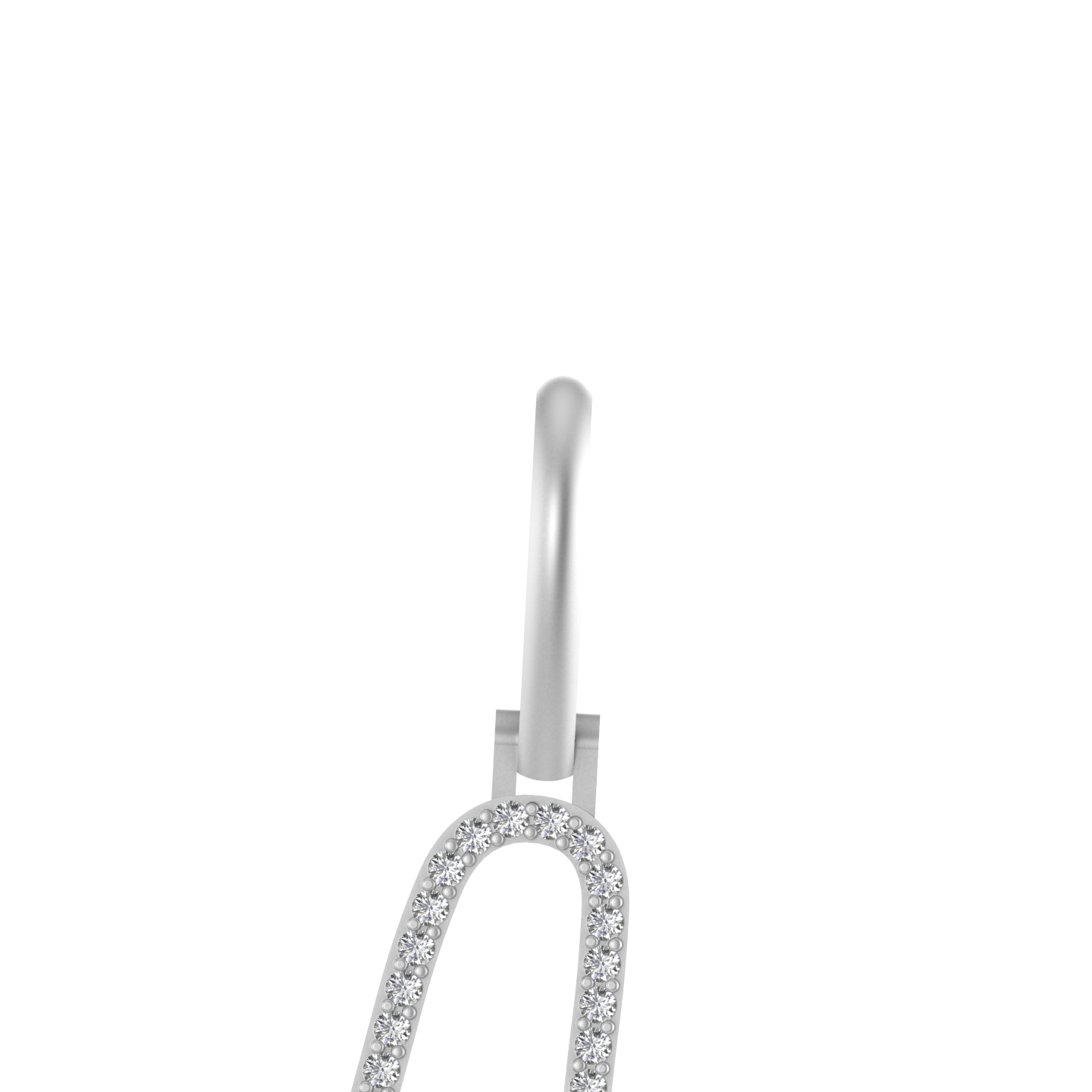 Majestic A: 14k Solid Gold Initial A Pendant