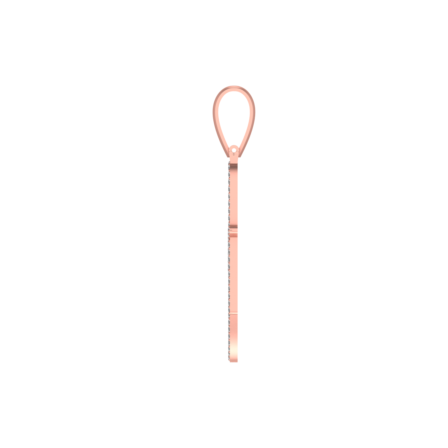 Majestic A: 14k Solid Gold Initial A Pendant
