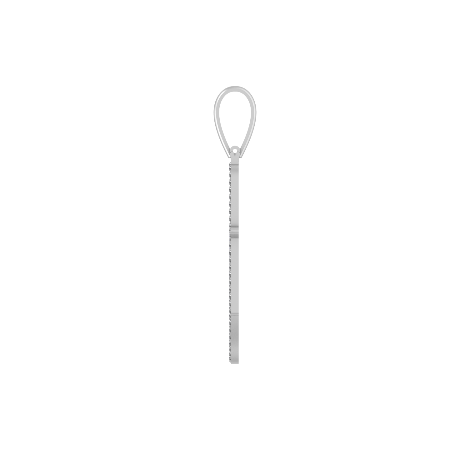 Majestic A: 14k Solid Gold Initial A Pendant