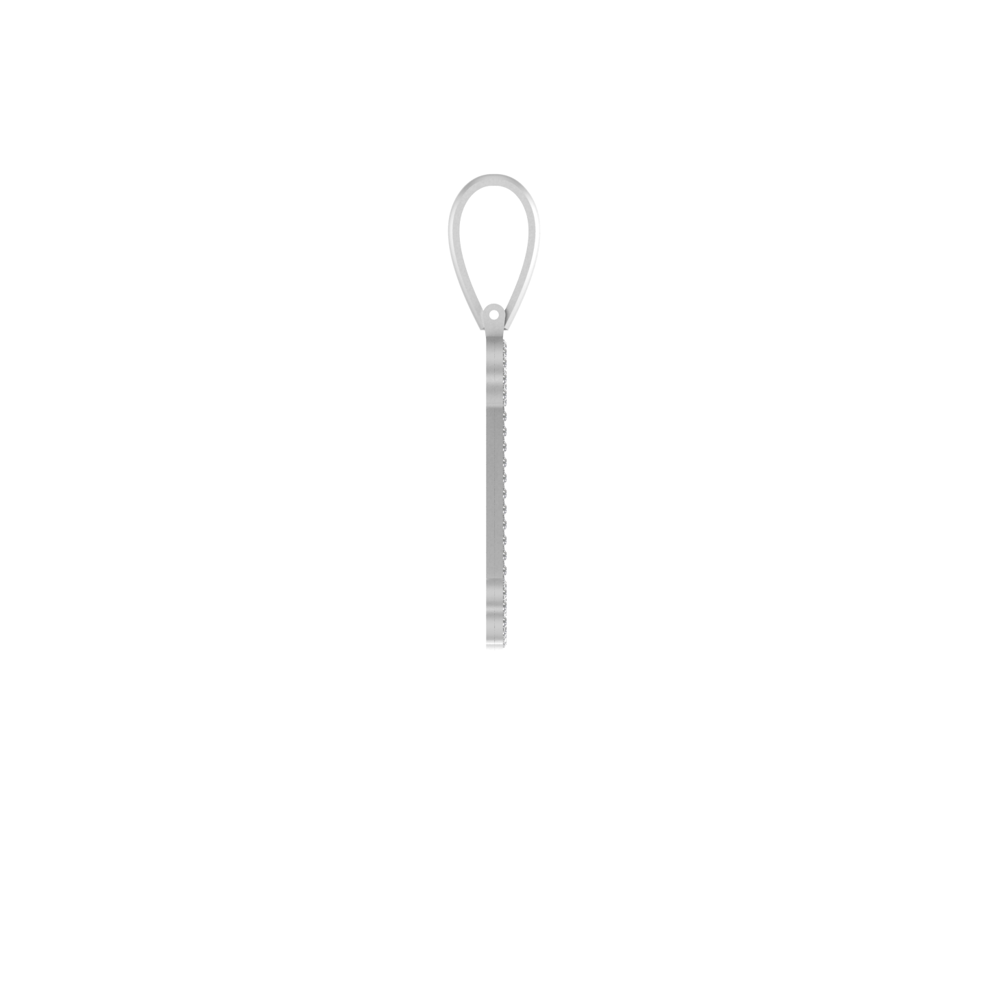 Infinite Illumination: 14K Gold Initial 'I' Pendant