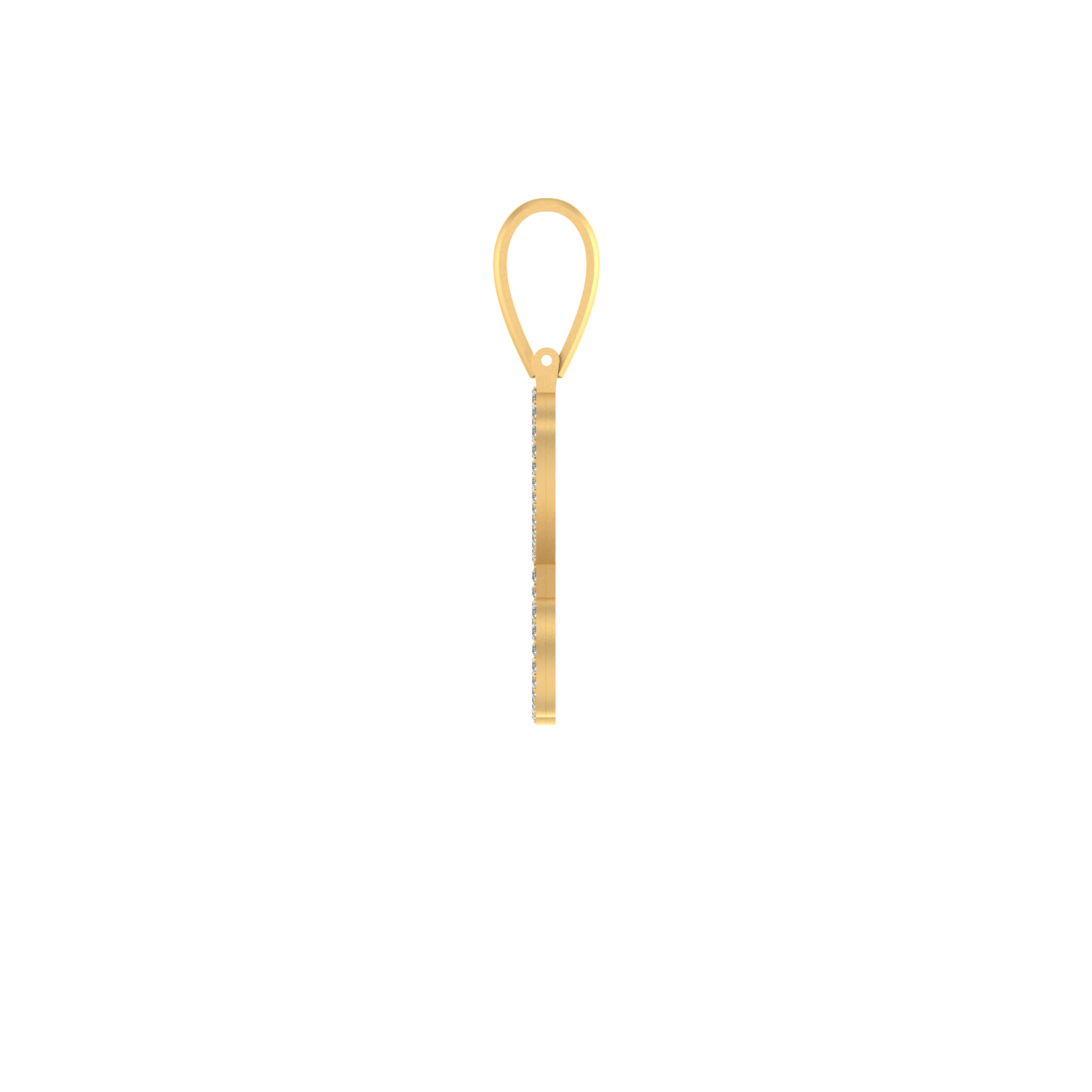 Luminous Legacy: 14K Gold 'L' Initial Pendant