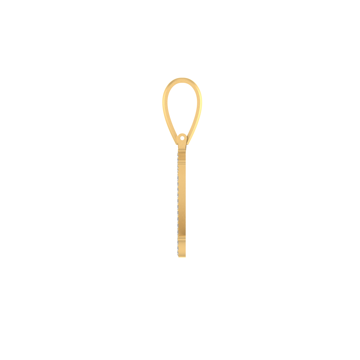 Majestic Monogram: 14K Gold 'M' Pendant