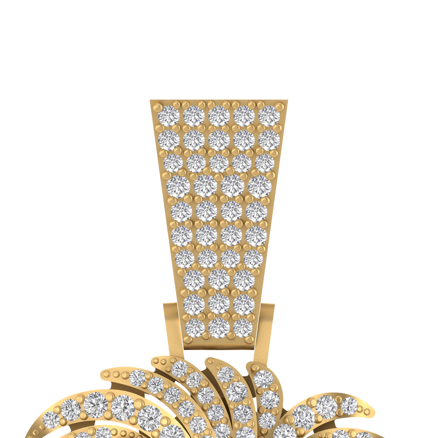 Majestic Roar: 14K Gold Lion Pendant