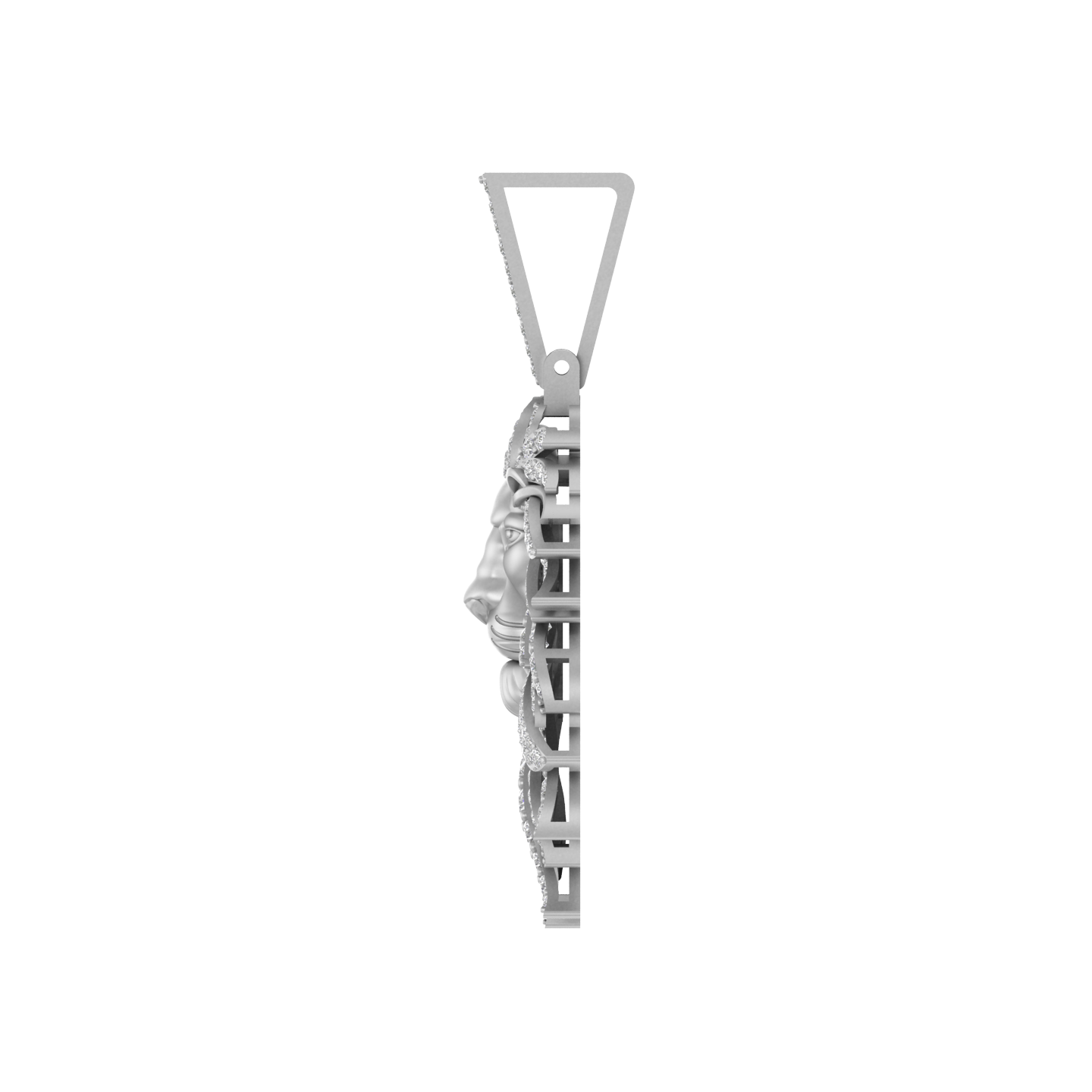 Majestic Roar: 14K Gold Lion Pendant
