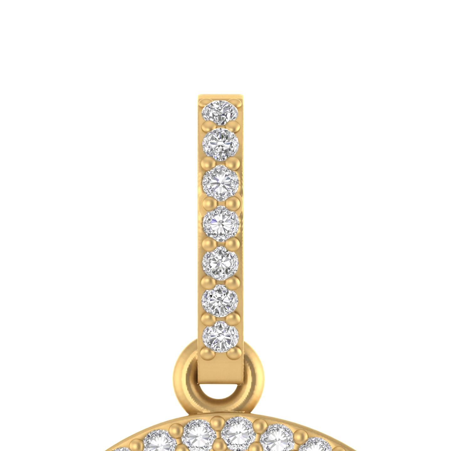 Brilliance in B: 14k Gold & Natural Diamonds Initial 'B' Pendant