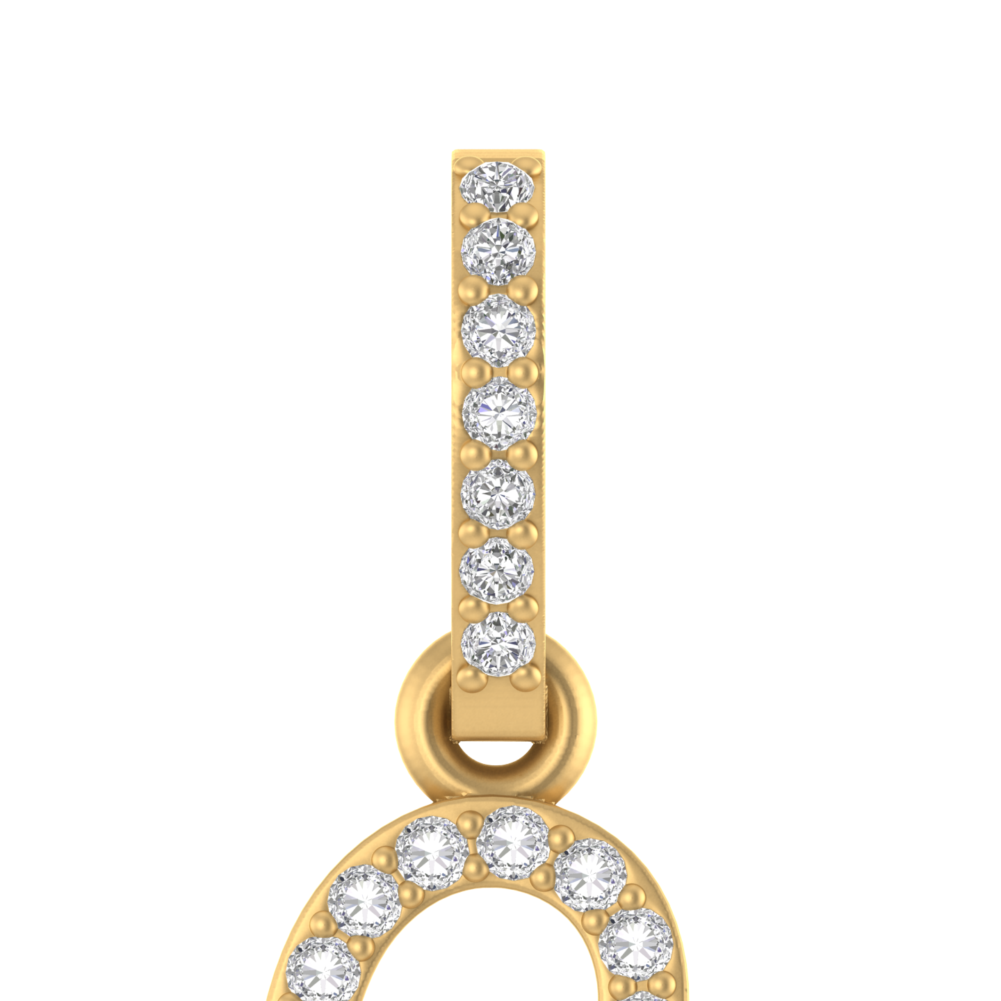 Lunar Luminary: Mystical 14k Gold 'L' Initial Lunar Pendant
