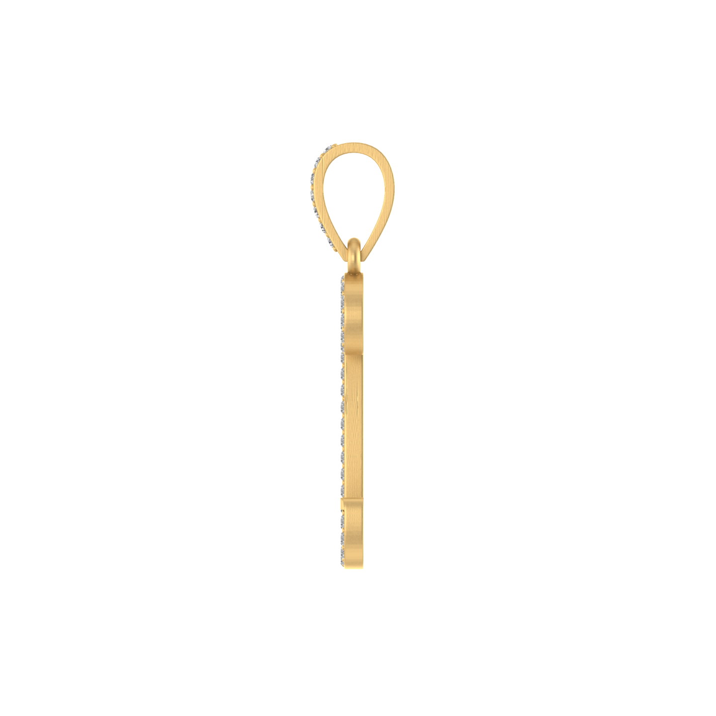 Lunar Luminary: Mystical 14k Gold 'L' Initial Lunar Pendant