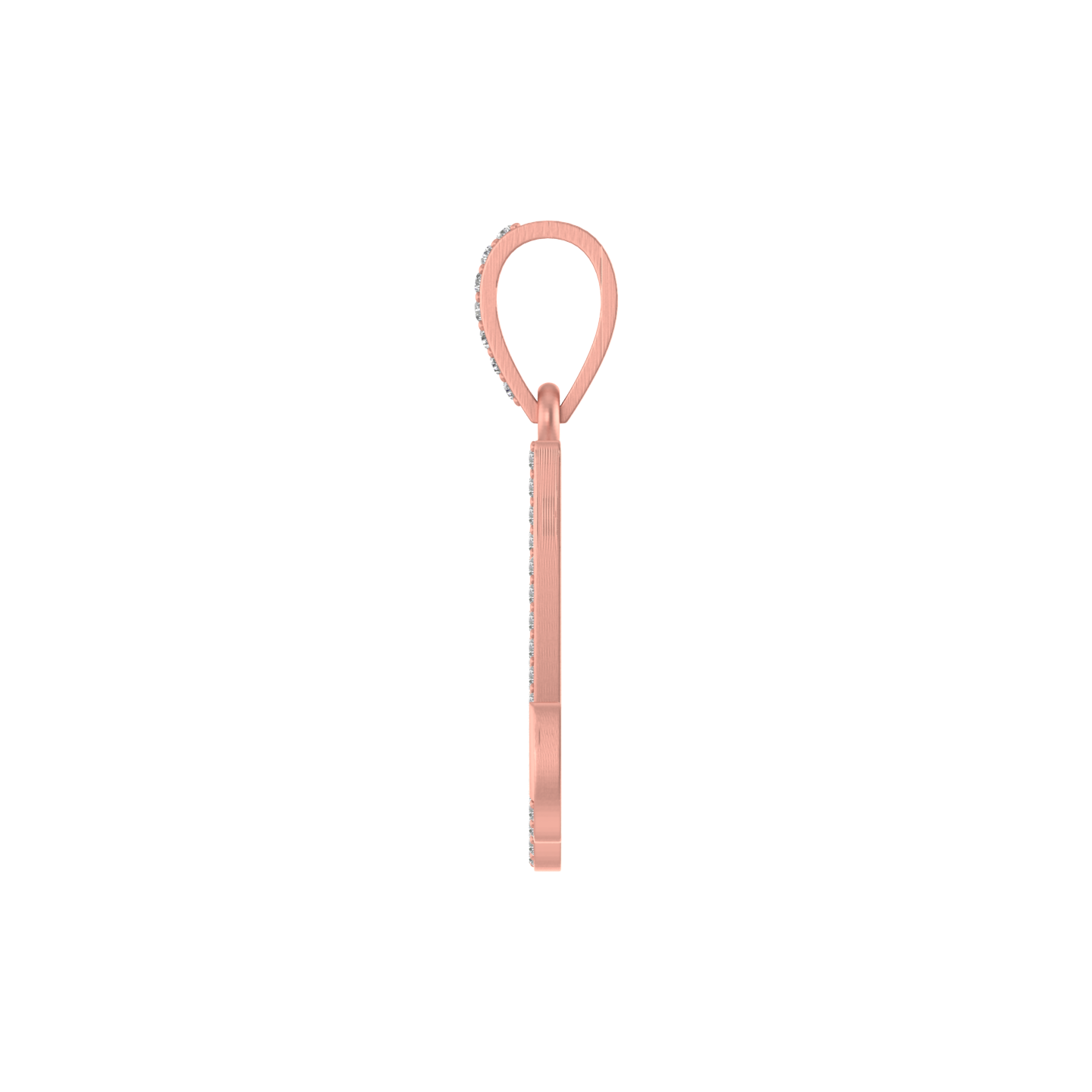 Mystic Gleam: 14K Gold M Initial Pendant