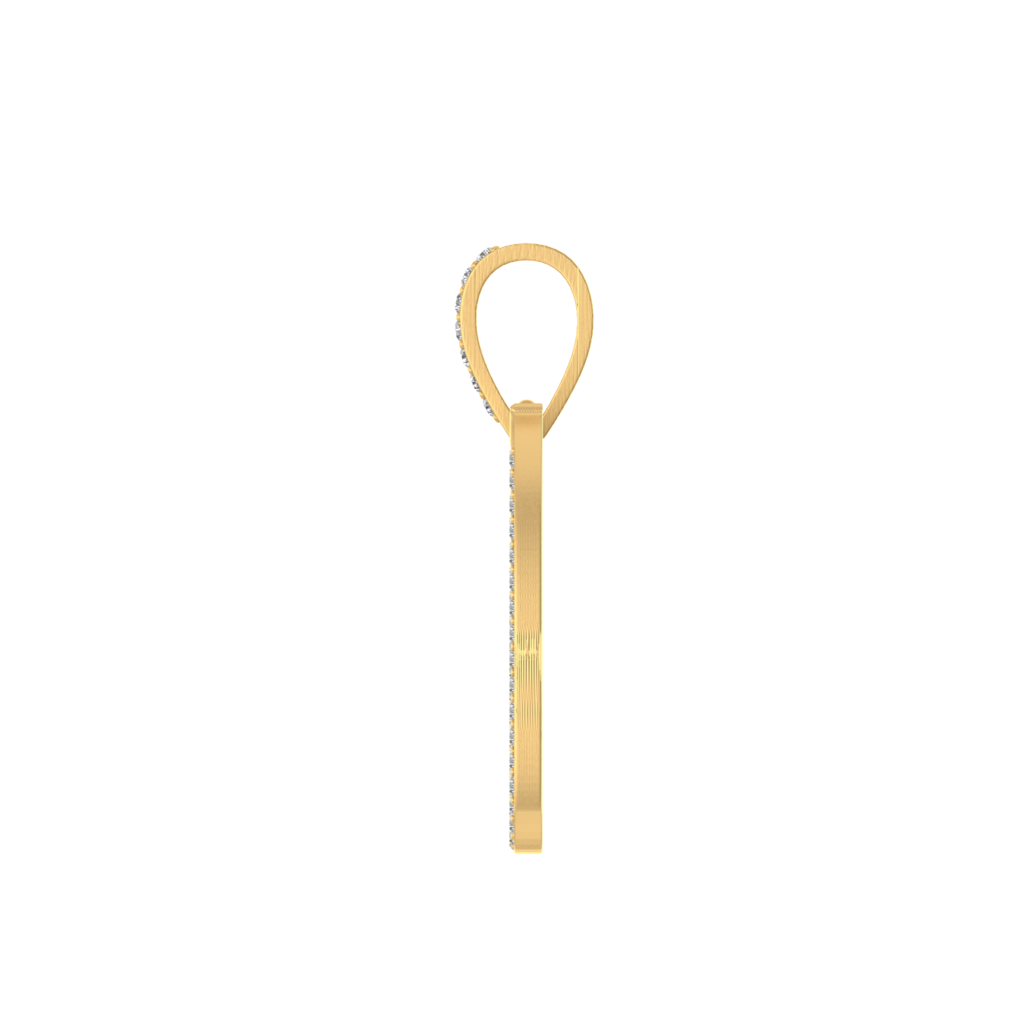 Luxe 'N' Gleam: 14K Gold Initial N Pendant