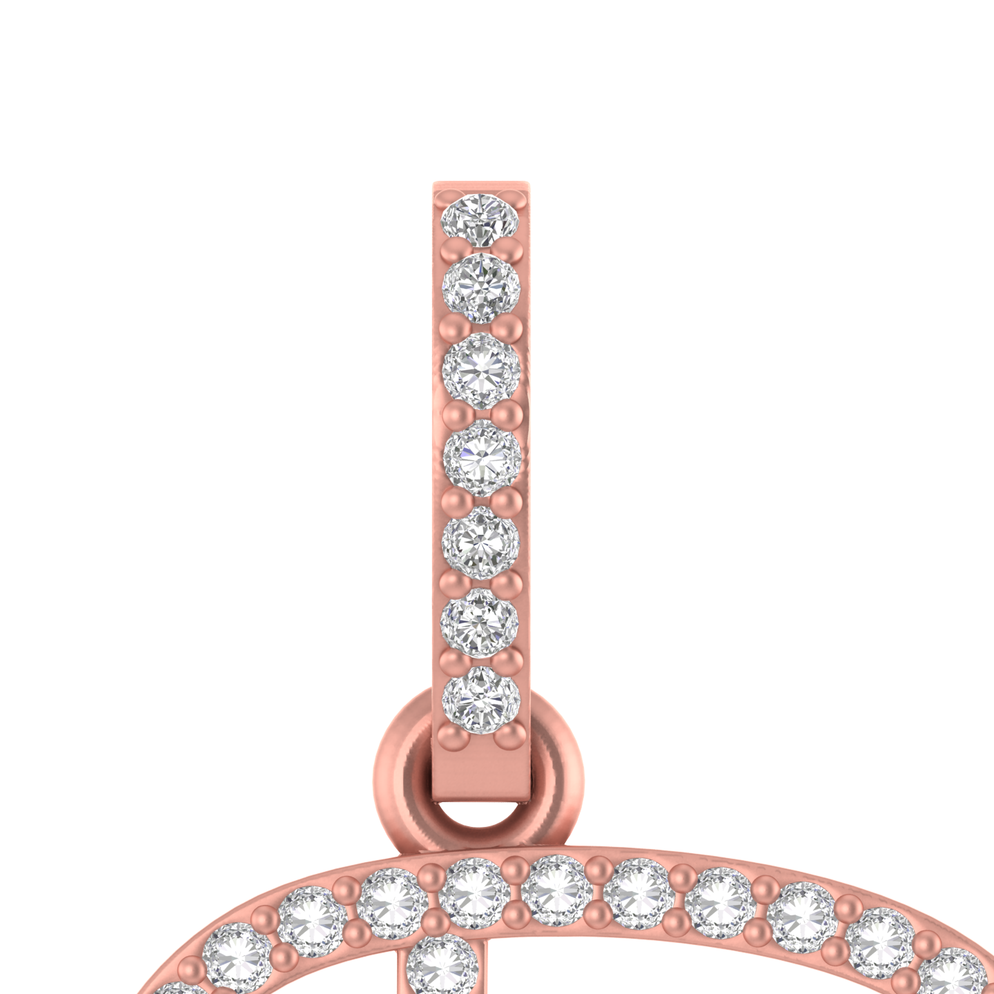 Personalized Perfection: 14k Gold P Letter Charm Pendant